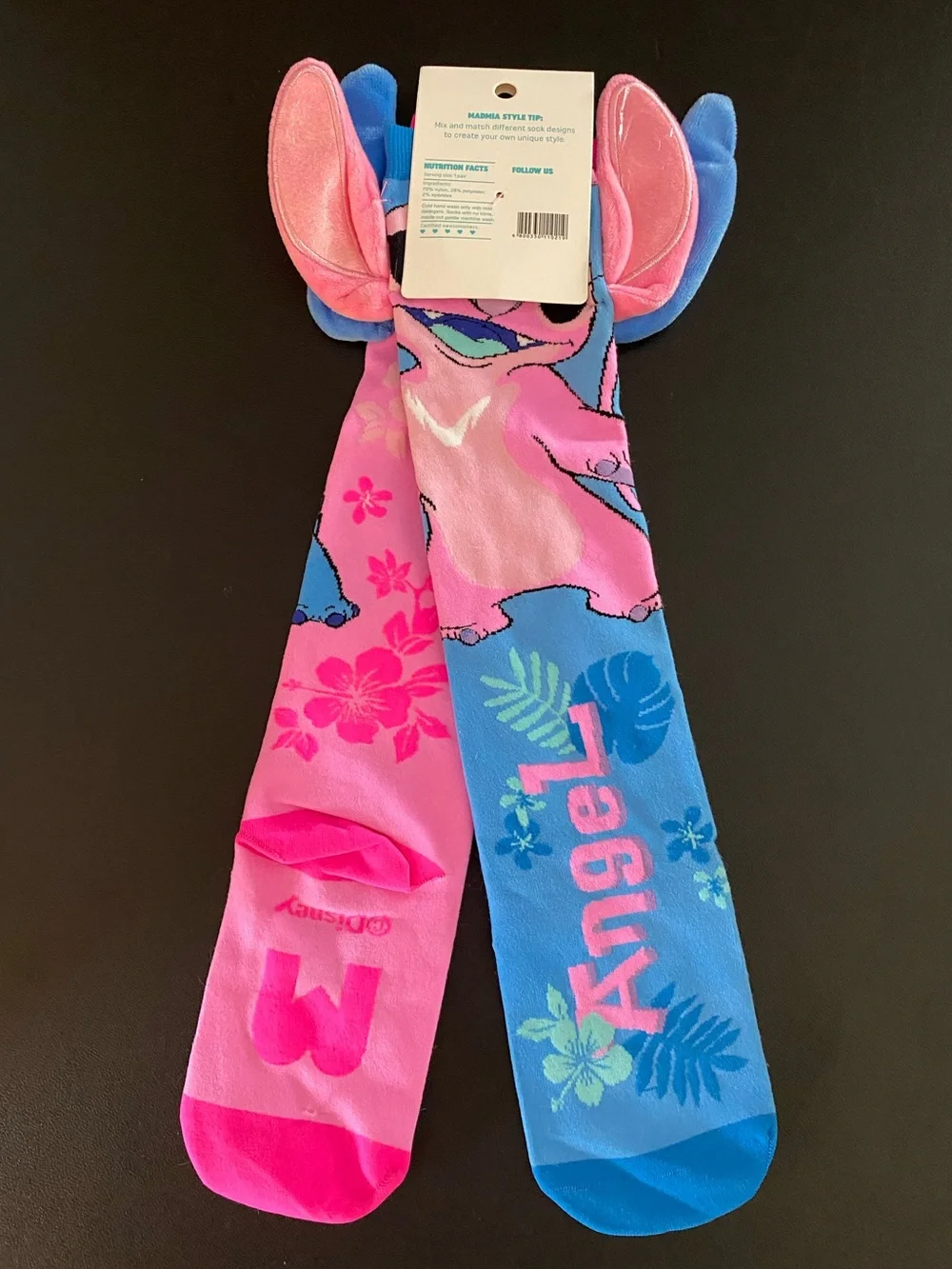Madmia Disney Lilo & Stitch 3D Knee Socks Big Kids & Adults Festival Harajuku